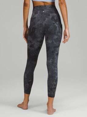 lululemon athletica High-Rise Charcoal Tie-Dye Align™ Leggings
